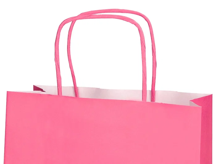 Q-connect Bolsa Papel Celulosa Rosa M con Asa Retorcida 270x370x120 mm (Paquete de 25) Q-connect Bolsa Papel Celulosa Rosa M con Asa Retorcida 270x370x120 mm (Paquete de 25)