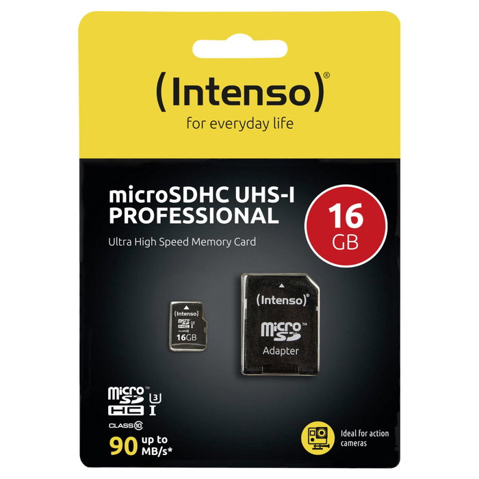 Intenso Tarjeta MicroSDHC UHS-I 16 GB Clase 10 V30