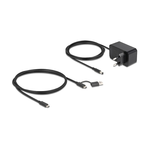 DeLOCK Hub USB de 7 puertos con 10 Gbps y carga rápida, Negro, 64326 DeLOCK Hub USB de 7 puertos con 10 Gbps y carga rápida, Negro, 64326