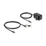 DeLOCK Hub USB de 7 puertos con 10 Gbps y carga rápida, Negro, 64326