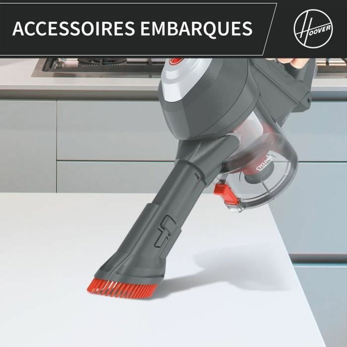 Hoover HF122AH Aspiradora Escoba 22 V Rojo/Gris