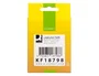 Q-connect Cinta TZE-241 Blanco-Negro 18mm 8m