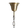 Lámpara Techo Champán Cristal 75 X 75 X 44 cm
