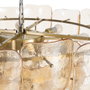 Lámpara Techo Champán Cristal 75 X 75 X 44 cm