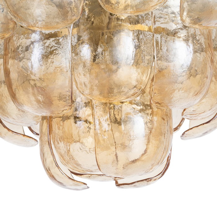 Lámpara Techo Champán Cristal 75 X 75 X 44 cm