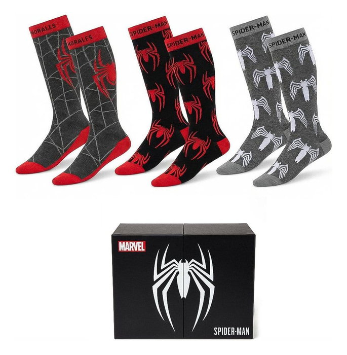 Cerdá Pack de 3 Calcetines Spider-Man Marvel Talla 38-45
