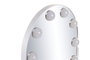 DKD Home Decor Espejo LED de Cristal Blanco con Control Táctil