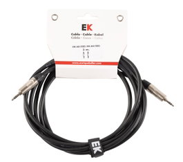 Cable Ek Audio Mini Jack Stereo - Mini Jack Stereo Metálico 3M