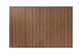 DKD Home Decor Alfombra de Bambú Rayas Marrón 200x300 cm