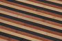 DKD Home Decor Alfombra de Bambú Rayas Marrón 200x300 cm