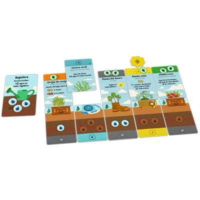 Lookout Games - Juego de Mesa El Jardín de Gretchen LOGLISU01ES - Edición en Español - Colección de Suculentas - De 2 a 4 Jugadores - A partir de 10 años