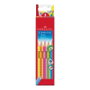 Faber Castell Lápices de Colores Jumbo Grip Neón Estuche 5 Unidades