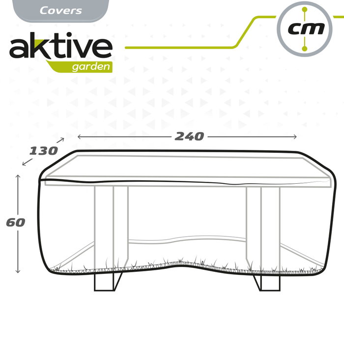 AKTIVE Funda Protectora para Mesa 240x130 cm