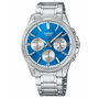 Casio MTP-1375D-2A2VDF con esfera azul y correa gris