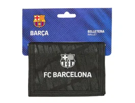 Cartera F.C. Barcelona Negro 12,5 x 9,5 x 1 cm