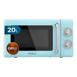 Cecotec ProClean 3110 Retro Blue Microondas con grill 20 L 700 W