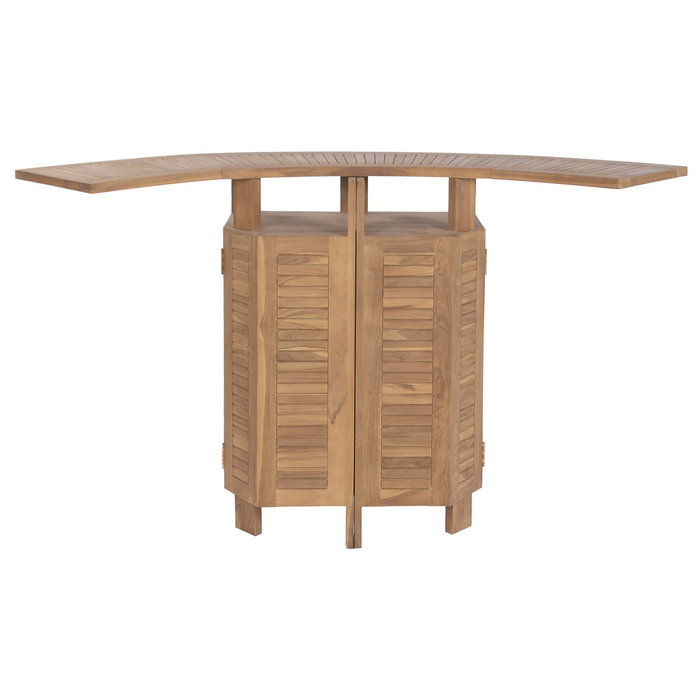 DKD Home Decor Mueble Bar Set de 3 108 x 95 x 70 cm Teca