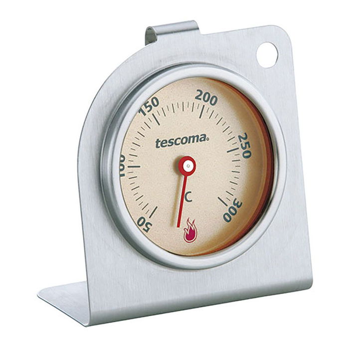 Tescoma Termómetro para Horno Gradius Acero Inoxidable Vidrio Mide Temperatura Cocción Gancho Parrilla No apto Lavavajillas Tescoma Termómetro para Horno Gradius Acero Inoxidable Vidrio Mide Temperatura Cocción Gancho Parrilla No apto Lavavajillas