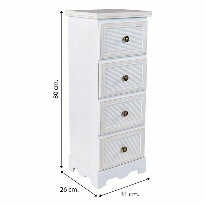 Cajonera Alexandra House Living Madera MDF 26 x 80 x 31 cm Cajonera Alexandra House Living Madera MDF 26 x 80 x 31 cm