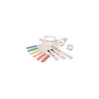 Zebra Z-Band Direct Pulsera Térmica, Material Polipropileno PP, Color Blanco, Paquete de 300 Unidades
