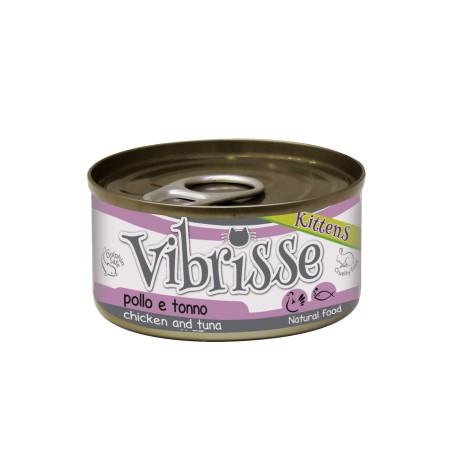 Croci Vibrisse Comida Húmeda para Gatos con Atún y Pollo 70 gr - Set de 24 Croci Vibrisse Comida Húmeda para Gatos con Atún y Pollo 70 gr - Set de 24