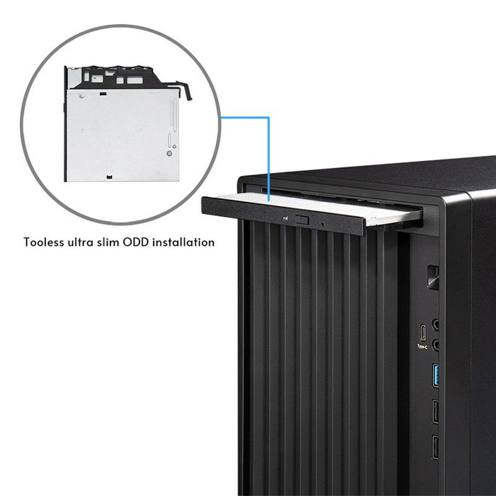 Chieftec BS-20B-OP Midi Tower Negra