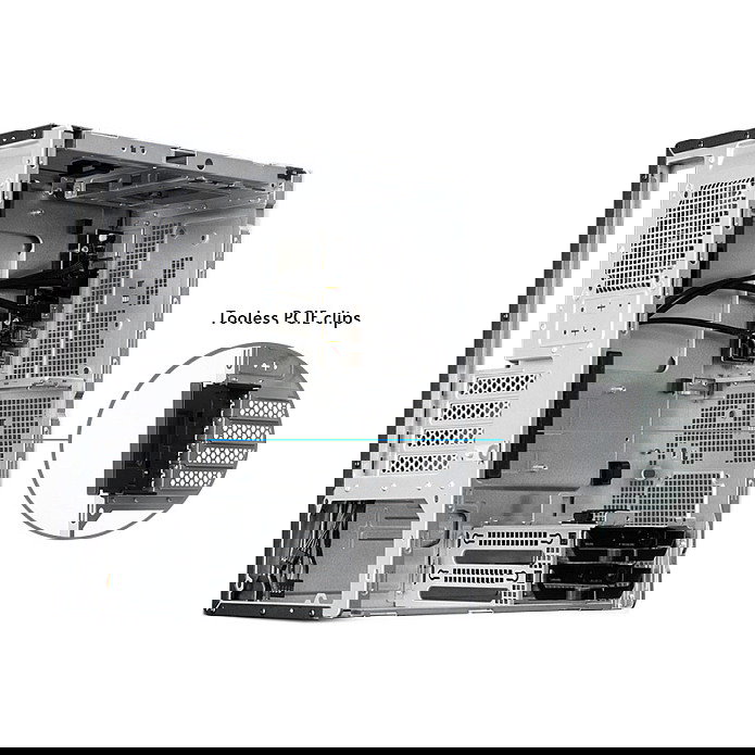 Chieftec BS-20B-OP Caja de PC Midi Tower Negra Gamer UNI Series para PC Hogar / Oficina micro ATX, Mini-ITX