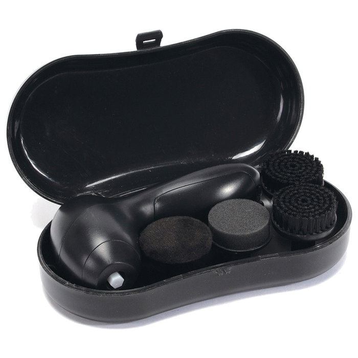 Je cherche une Idee Cepillo Lustrar Zapatos Piel, Limpia, Pule, Aceita y Quita el Polvo Incluye 4 Tipos de Cepillo