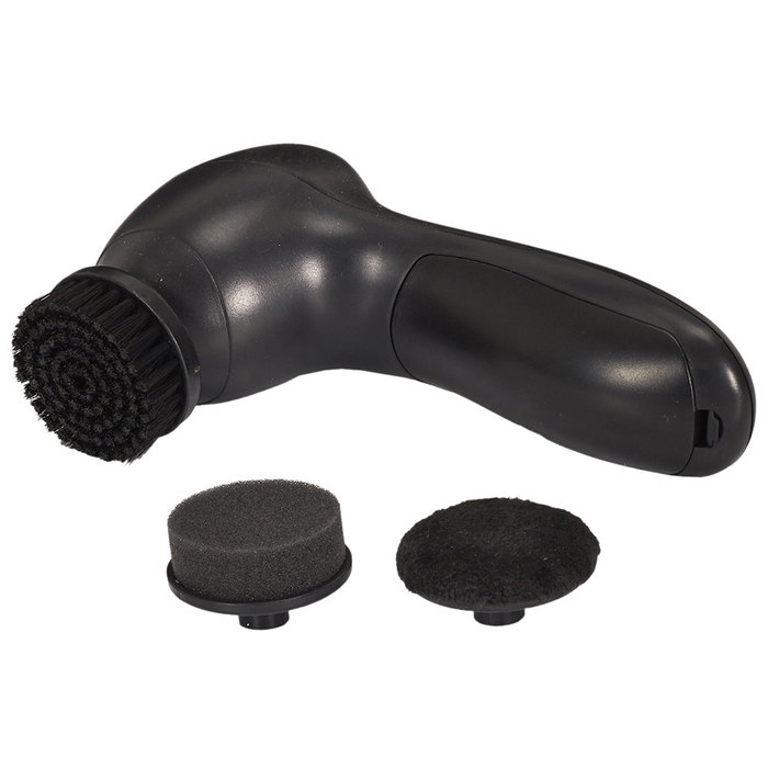 Je cherche une Idee Cepillo Lustrar Zapatos Piel, Limpia, Pule, Aceita y Quita el Polvo Incluye 4 Tipos de Cepillo