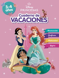 CLIPER, Princesas Disney. Cuaderno de vacaciones (3-4 años) - Disney