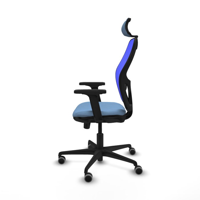 PIQUERAS Y CRESPO Silla de oficina Jorquera con mecanismo Sincro/Traslack Azul