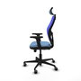 PIQUERAS Y CRESPO Silla de oficina Jorquera con mecanismo Sincro/Traslack Azul