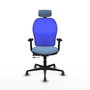 PIQUERAS Y CRESPO Silla de oficina Jorquera con mecanismo Sincro/Traslack Azul