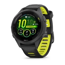Garmin Forerunner 265S - Reloj Deportivo AMOLED 42 mm Negro y Gris