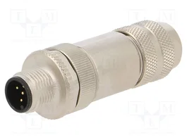 LAPP Conector M12 Macho de 5 Pines Recto IP67 con Código A