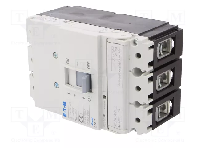 EATON ELECTRIC Interruptor de aislamiento LN1-100-I, 3 polos, 100A