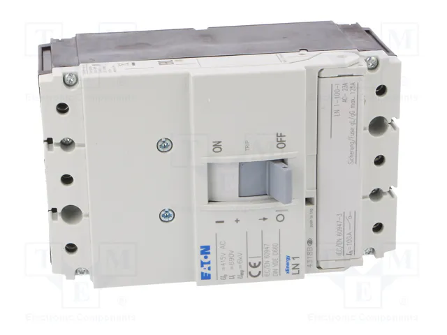 EATON ELECTRIC Interruptor de aislamiento LN1-100-I, 3 polos, 100A