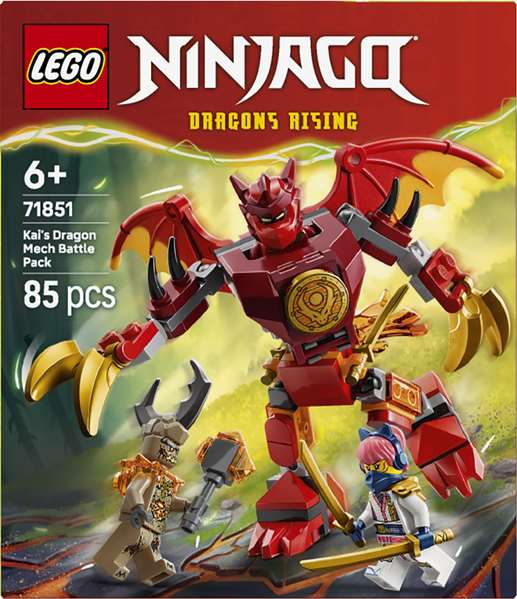 Lego Ninjago Meca Dragón de Kai - Juego de Construcción Pack de Combate para Niños +8 Años