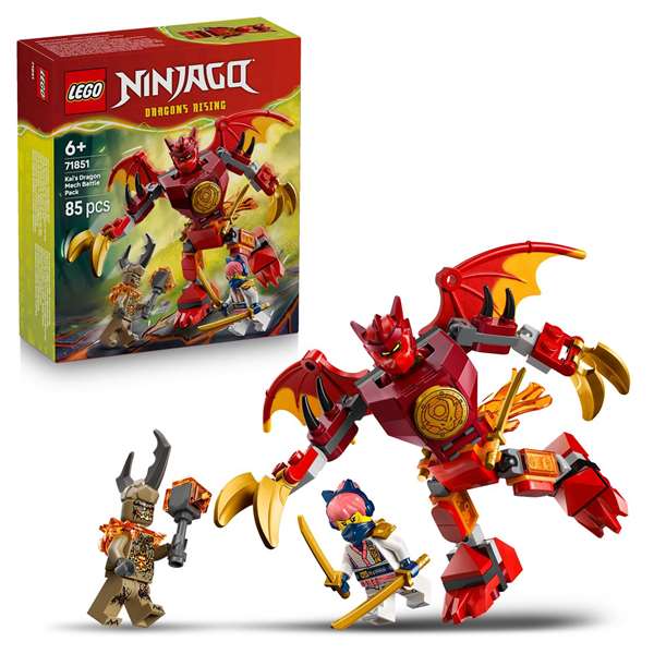 Lego Ninjago Meca Dragón de Kai - Juego de Construcción Pack de Combate para Niños +8 Años