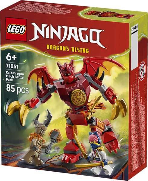 Lego Ninjago Meca Dragón de Kai - Juego de Construcción Pack de Combate para Niños +8 Años