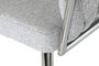 DKD Home Decor Silla Trenzada Gris de Poliéster y Metal