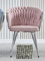 DKD Home Decor Silla Trenzada Gris de Poliéster y Metal