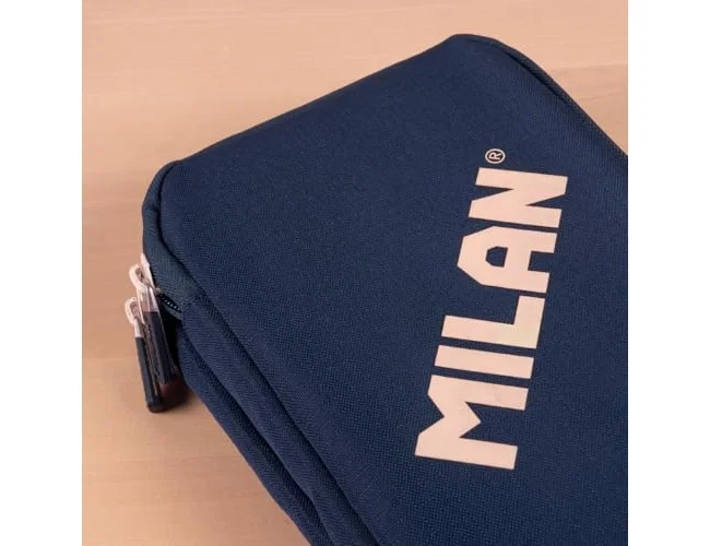 Milan Plumier 2 Pisos Serie 430 con Contenido Azul Milan Plumier 2 Pisos Serie 430 con Contenido Azul