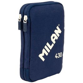 Milan Plumier Escolar 430 Since 1918 Doble con Accesorios Color Azul 195x50x130 mm