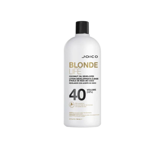 Joico Blonde Life Coconut Oil Developer 40 Vol 12% 1000ml Revelador Capilar con Aceite de Coco Joico Blonde Life Coconut Oil Developer 40 Vol 12% 1000ml Revelador Capilar con Aceite de Coco