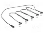 DeLOCK 90122 Cable divisor de CC 1 hembra a 5 hembras 5,5 x 2,1 mm