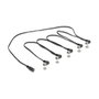 DeLOCK 90122 Cable divisor de CC 1 x hembra recta a 5 x hembra angular 90°