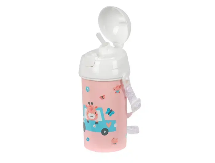 Safta Botella Preescolar Jirafa con Apertura Automática y Pajita de 500 ml Safta Botella Preescolar Jirafa con Apertura Automática y Pajita de 500 ml