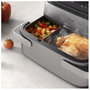 Philips Airfryer NA565 02 Megabasket 9,5L 2750W Plata y Negro
