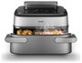 Philips Airfryer NA565 02 Megabasket 9,5L 2750W Plata y Negro